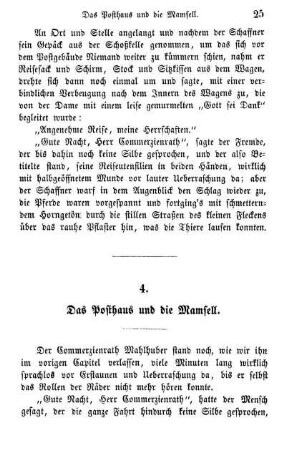 4. Das Posthaus und die Mamsell