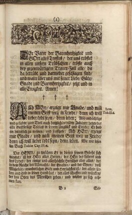 [Das sehnliche Verlangen eines Christen Nach einem seeligen Ende.]