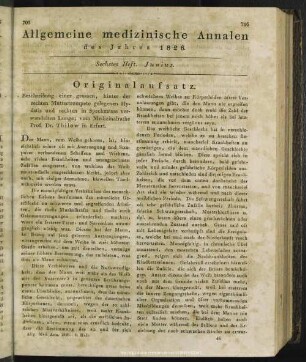 Sechstes Heft. Junius