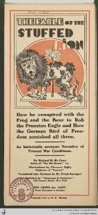 The Fable of the Stuffed Lion