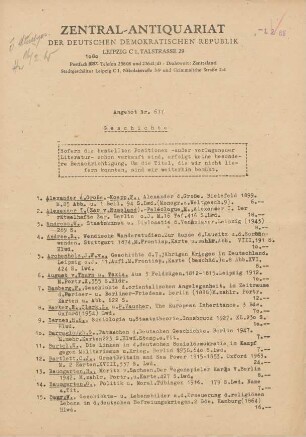 Nr. 677: Geschichte