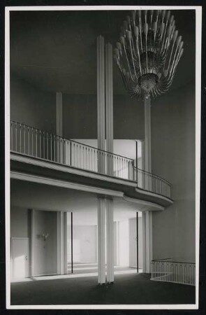 Schauspielhaus, Bochum: Foyer Hochparkett mit Rang-Balkon