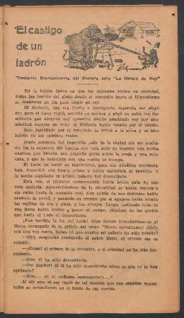 El castigo de un ladrón