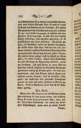 278-289, Der Graf: Wenn aber Ihr Resultat ...