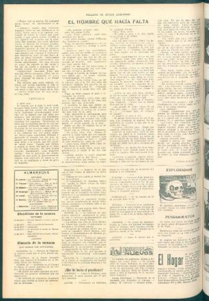 Historia de la semana : (Los sucesos más culminantes)