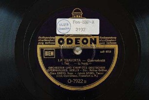 La Traviata : Querschnitt; 1. Teil / G. Verdi