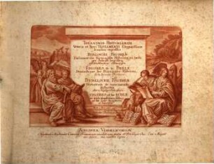 Thesaurus Historiarum Veteris et Novi Testamenti Elegantissimis Iconibus expressus : = Biblische Figuren Darinnen die fürnembste Historien in heiliger Schrifft begriffen geschichtmässig entworffen