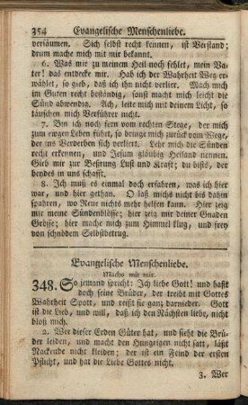 Evangelische Menschenliebe. - Christliche Tugend-Mittel.