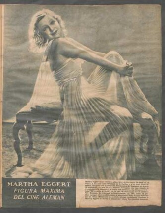 Martha Eggert, figura máxima del cine alemán [Fotografía]