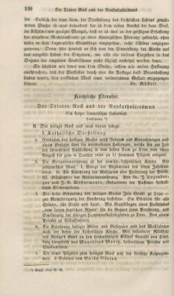 140-160 Kirchliche Litertaur