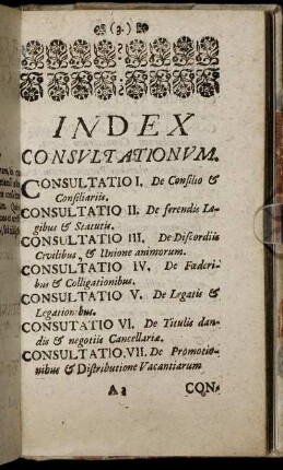 Index Consultationum.