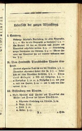 Übersicht der ganzen Abhandlung