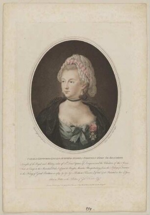 Bildnis der Carola-Genovefa-Louisa-Augusta-Andrea-Timothea-D'eon de Beaumont