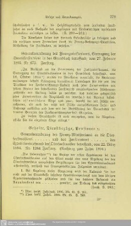 II.1.3 Gehalte, Dienstbezüge, Pensionen.