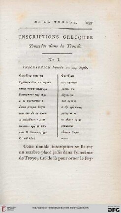 Inscriptions grecques trouvées dans la Troade