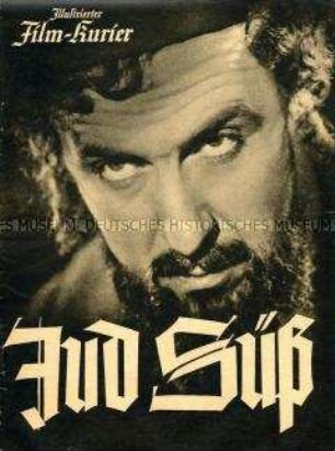 Filmzeitschrift zu dem deutschen Spielfilm "Jud Süß"