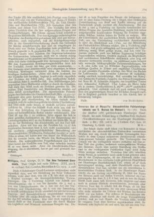 713-714 [Rezension] Milligan, George, The New Testament Documents. Their Origin and early History