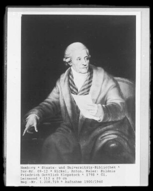 Bildnis Friedrich Gottlieb Klopstock