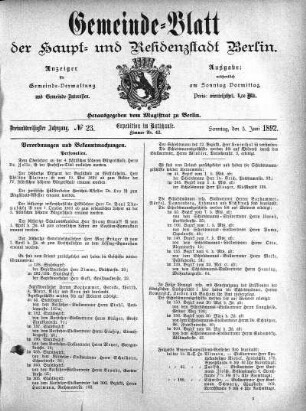 1892,23: No. 23, 5. Juni 1892