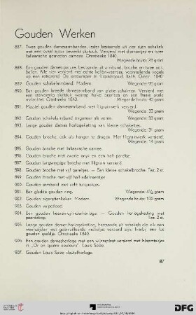 Gouden Werken (Nr. 887-913)