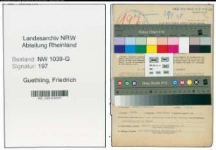 Entnazifizierung Friedrich Guethling , geb. 06.02.1922 (Lehrer)