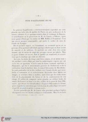 Tête d’Alexandre jeune