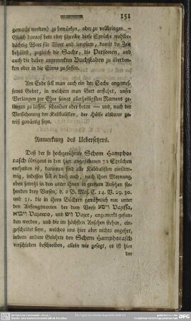 Anmerkung des Übersetzers