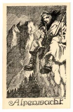 Postkarten für das 3. Jäger-Regiment: Alpenwacht