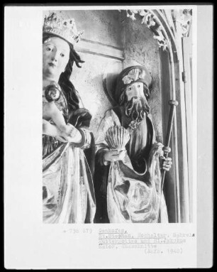 Schreinfigur Heiliger Jakobus Maior