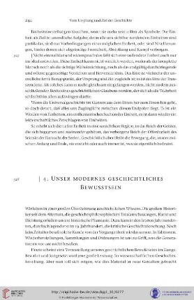 4. Unser modernes geschichtliches Bewusstsein