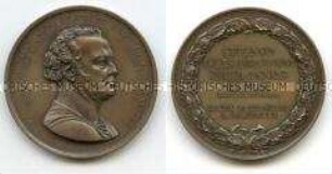 Medaille auf das 50jährige Richterjubiläum des preußischen Justizministers Friedrich Leopold von Kircheisen