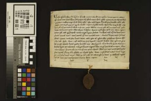 Mainz (Mariengreden): Konfraternitätsbrief des Weißenfrauenklosters zu Mainz mit dem dasigen Liebfrauenstift zu Gunsten der Wiederaufbauung der Li...