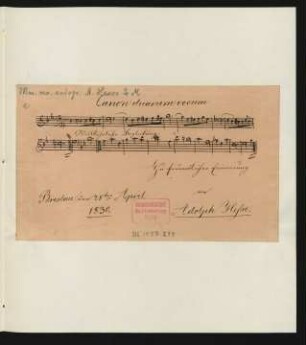 Canon duarum vocum; i (2), b; B-Dur