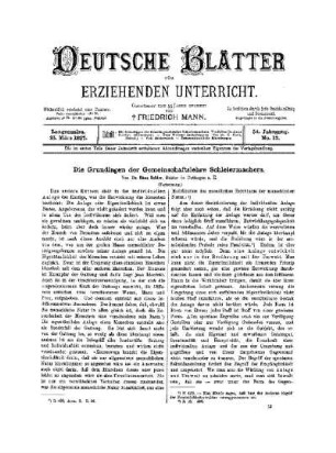 Die Grundlagen der Gemeinschatslehre Schleiermachers : (Fortsetzung)