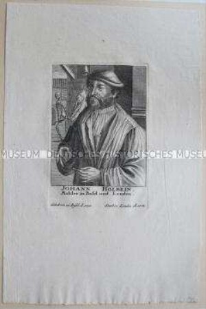Hans Holbein (der Jüngere) - aus einer Folge Malerporträts