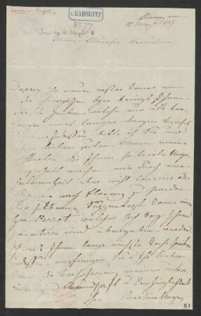 Brief an Therese Koreff : 18.03.1837