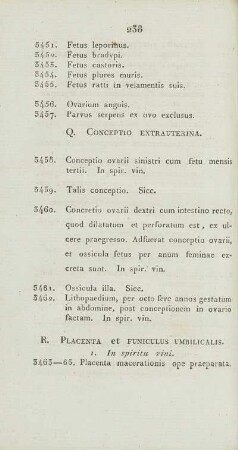 Q. Conceptio Extrauterina
