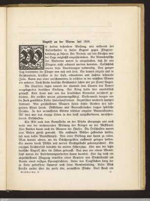 Angriff an der Marne Juli 1918