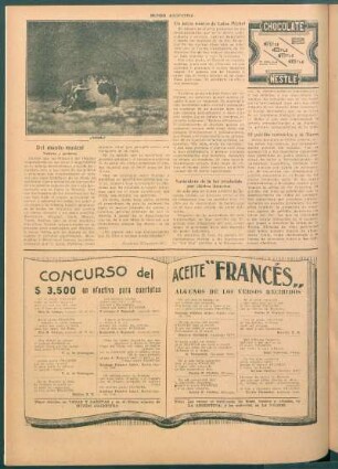 Del mundo musical : Talento y pobreza