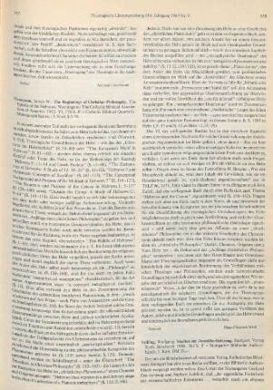 358-359 [Rezension] Trilling, Wolfgang, Studien zur Jesusüberlieferung