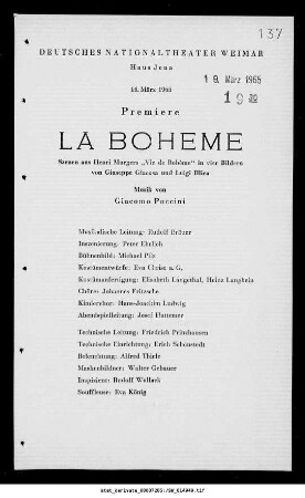 La Boheme