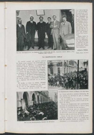 La manifestación radical