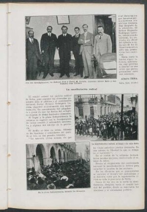 La manifestación radical