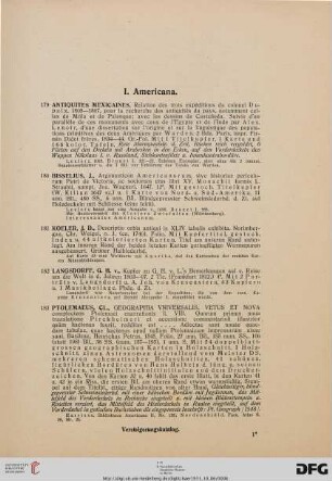 Americana (Nr. 179-183)
