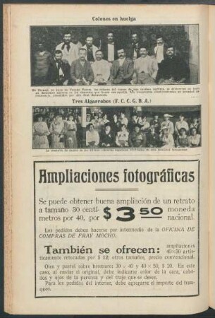 Colonos en huelga