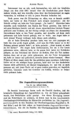 42-51, Die Jugendfürsorgeausschüsse