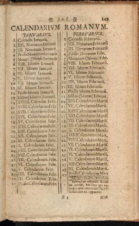 Calendarium Romanum.