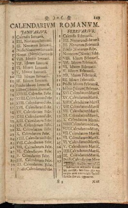 Calendarium Romanum.