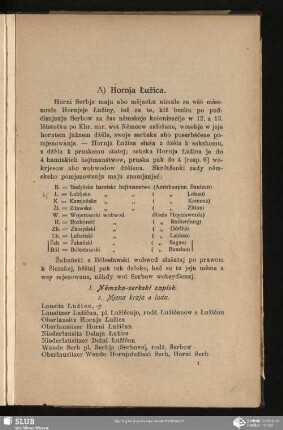 A) Hornja Łužica