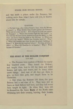 The story of the english conquest